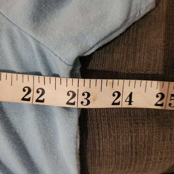 Claire France Canadian Brand 🇨🇦Charming Light Blue Cat Embroidered Top - Picture 5 of 5